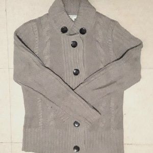 Banana Republic Cable-Knit Cardigan Oatmeal PS